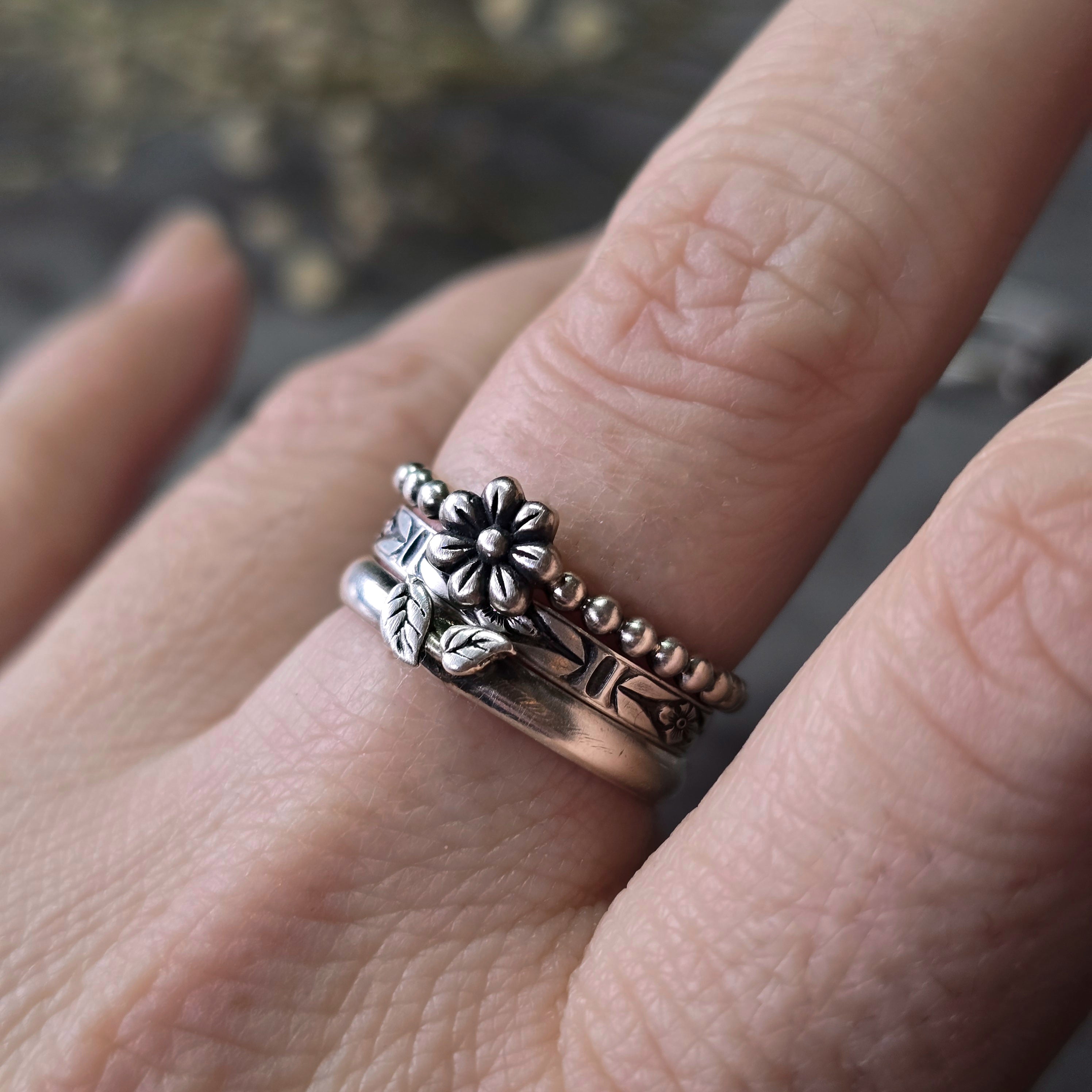 Flower Ring with Cherry blossom